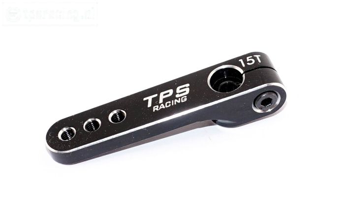 TPS0830/06 Aluminium Servo hevel 15T-L47 mm Zwart, 1 st.