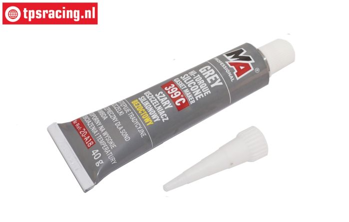 TPS0313/22 MA RTV siliconen rubber grijs 399°C- 40 gr, 1 St.