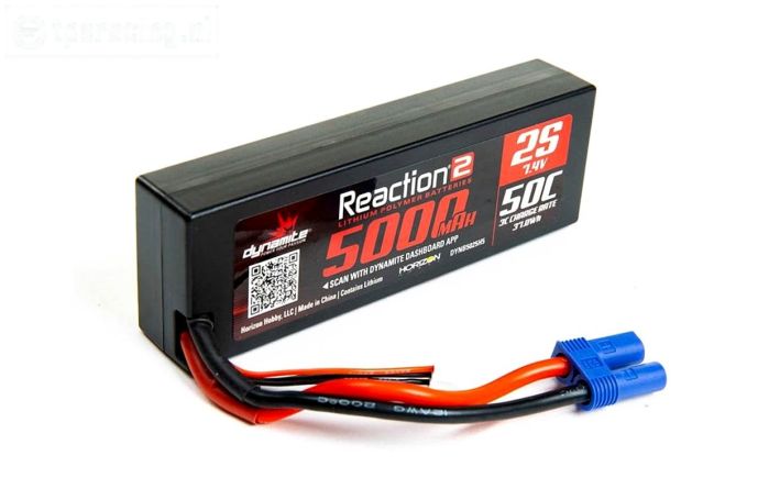 DYNB5025H5 2S LiPo HC accu 5000 mHa-50C, 1 st.