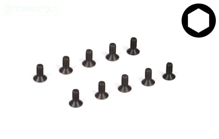 TLR235003 Inbus verzonken kop M2,5-L6 mm, 10 st.