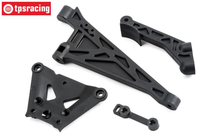 TLR251000 TLR 5B Chassis steun voor-achter, Set