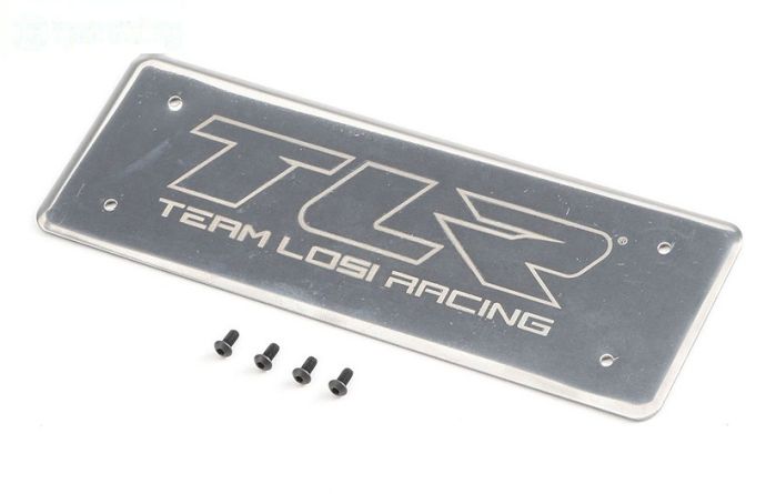 TLR251009 Accu box schild TLR 5B, 1 st.