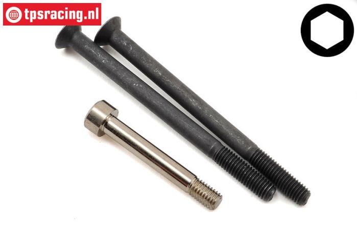 TLR255034 TLR Toe spoorplaat schroeven, Set