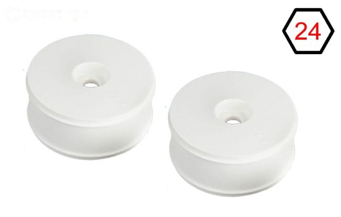 TLR45001 TLR Disk Velgen Wit Ø140-B65 mm, 2 st.