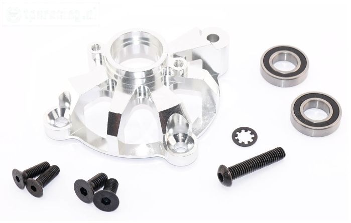 TPS5113/01 Aluminium Koppeling klok houder Zilver, Set
