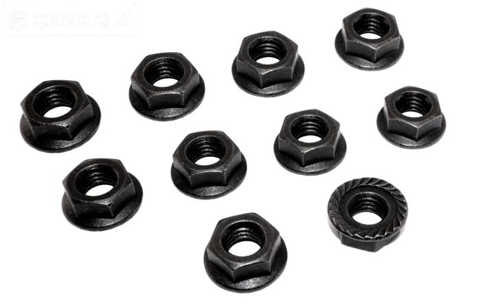 TPS6115 Stalen Borgmoer M8R Zwart, 10 st.