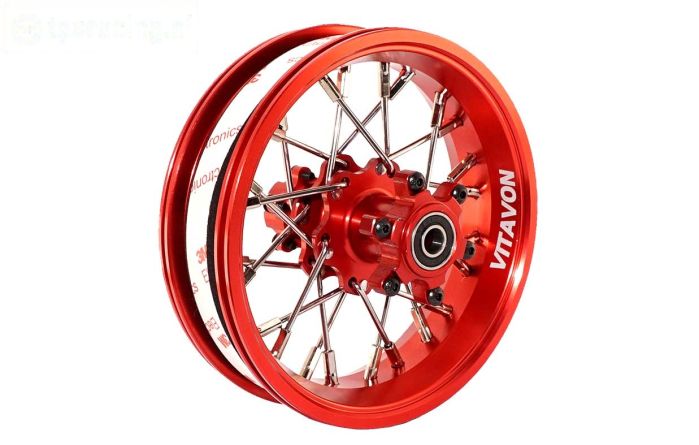 VITASRR-RD VITAVON Promoto Spaak velg achter Rood, 1 st.