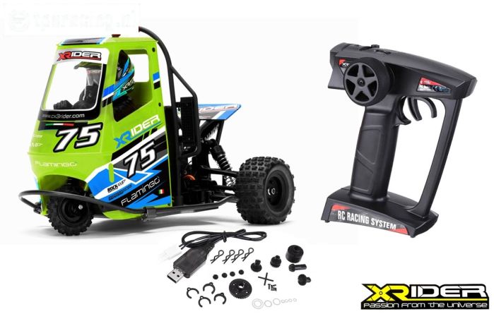 XR83001-03 X-Rider Flamingo Tricycle RTR Groen, Set