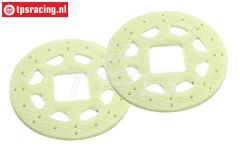 M1000/40 Mecatech epoxie remschijf Ø64 mm, 2 st.