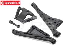 LOS-4153 LOSI 5IVE-TG Chassis steun, plaat, set