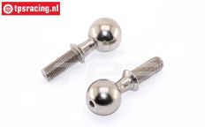 ARA330657 ARRMA Gewricht kogel M6/Ø14-H37 mm, 2 st.