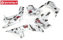 ARA411017 ARRMA Fireteam ZIJ Kap Wit Camo, set