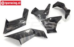 ARA411018 ARRMA Fireteam ZIJ Kap Zwart Camo, set