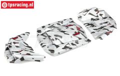 ARA411022 ARRMA Fireteam Kap Wit Camo, set