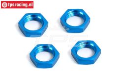 BWS55016B Wielmoer Blauw 24 mm BWS-LOSI, 4 st.