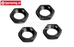 BWS55016Z Wielmoer Zwart 24 mm BWS-LOSI, 4 st.