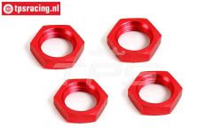 BWS55016R Wielmoer Rood 24 mm BWS-LOSI, 4 st.