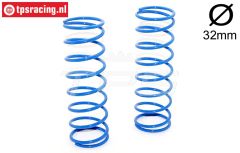 BWS55050/01B Schokdemper veer blauw Ø3,0-L115, 2 st.