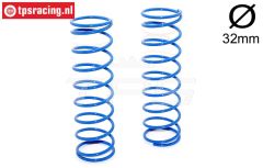 BWS55051/01B Schokdemper veer blauw Ø2,9-L130, 2 st.