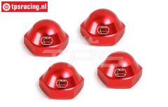 BWS59081R Wielmoer Rood 24 mm BWS-LOSI, 4 st.