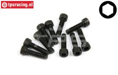 BWS56010 Inbus normale kop M5-L20 mm, 10 st.