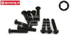 BWS56033 Inbus bolkop M6-L30 mm, 10 st.