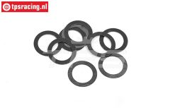 BWS56064 Pas ring Ø9-Ø13-H0,3 mm, 10 st.