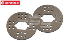 BWS64007 Aluminium remschijf BWS 5B Ø56 mm, 2 st.