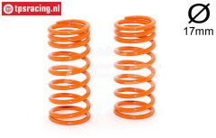 FG10191 Progr. Schokdemper veer Oranje Ø17-Ø2,2-L48, 2 St.