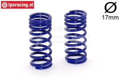 FG10194 Progr. Schokd. veer blauw Ø17-Ø2,5-L48, 2 St.
