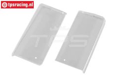 FG3074 Cabine zij delen MAN Race Truck Transparant, Set