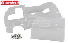 FG3279 Team Truck kap transparant 2WD, Set