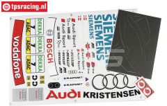 FG4153 Team Stickers Audi A4 Siemens, Set
