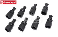 TPS4412/08 Aandrijf as hoes Ø15-Ø8-L49 mm, 8 St.