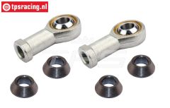 FG4429/01 Stalen Kogel kop, M8R/Ø5 mm, 2 St.