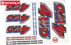 FG58155 Stickers FG 4WD, Set