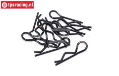 TPS6013/10 TPS Kap Clips zwart, 10 St.