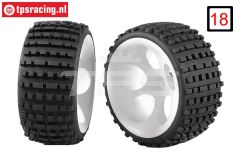 FG60210/05 Buggy banden M Ø180-B80 mm, 2 st.