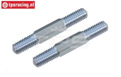 FG6076/01 Stalen Instelstang M8-L61 mm, 2 St.
