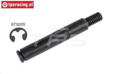 FG6104/01 Wiel as voor 2WD M6 Ø8-L57 mm, 1 st.