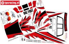 FG6195 Stickers, FG Monster Truck, Set