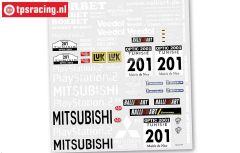 FG6217 Team Stickers Pajero Buggy, Set