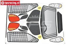 FG64155/01 Stickers TR4 Truggy, Set