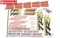 FG64155 Team Stickers TR4 Truggy, Set