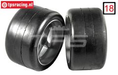 FG6419/09 1/6 Slicks S1 Gelijmd Ø145-B80 mm, 2 st.