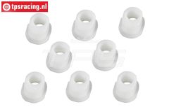 FG6496/04 Teflon lagerbus met rand, 8 St.