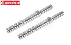 FG66226/05 Alu-Instelstang M8/M10 L/R-L84 mm, 2 St.