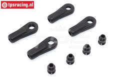 FG66244/05 Kogelhouder met kogel Ø4-Ø7, Set