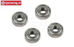 FG66255 Kogellager Spanrol-as Ø6/Ø15-H5 mm, 4 St.