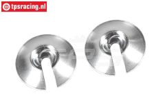 FG66291/08 Alu-veerschotel Ø20 mm, 2 St.